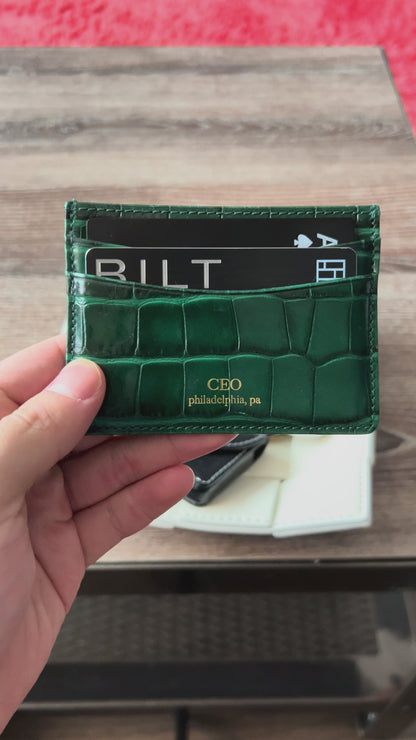 CEO Leather Cardholder - PHL EDITION